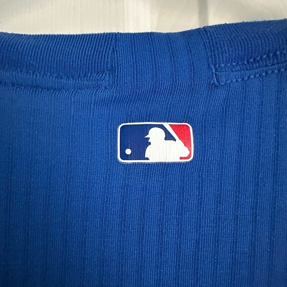 Nike MLB Long Sleeve Pullover Dri Fit AA9782 Men Size M Blue Gray Authentic - Picture 3 of 5